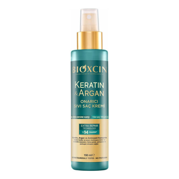 اسپری نرم کننده و ترمیم کننده بیوکسین حاوی کراتین و آرگان - bioxcin keratin argan onarici sivisac kremi 150ml