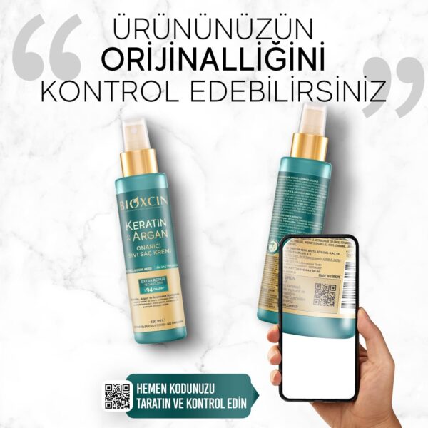 اسپری نرم کننده و ترمیم کننده بیوکسین حاوی کراتین و آرگان - bioxcin keratin argan onarici sivisac kremi 02