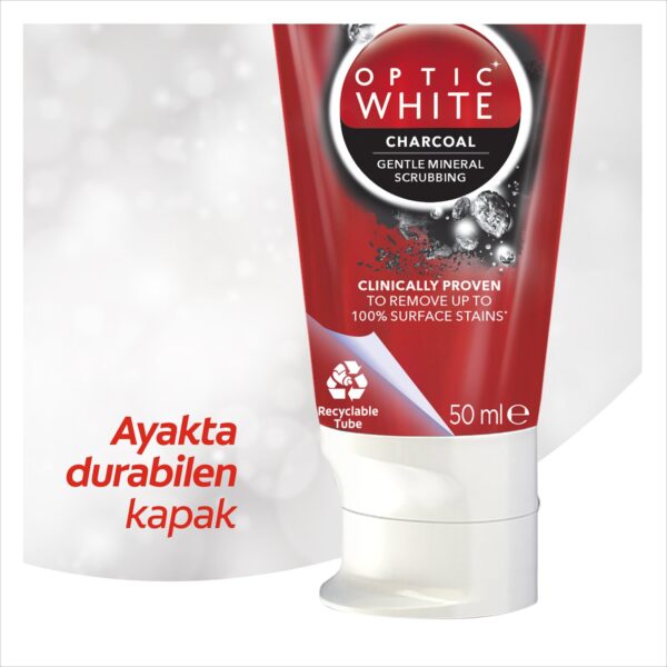 خمیر دندان سفید کننده زغالی کلگیت مدل اپتیک وایت - colgate optic white aktif komur beyazlatici dis macunu 03