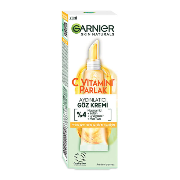 کرم دور چشم ویتامین سی گارنیر - garnier c vitamini parlak aydinlatici goz kremi 15ml