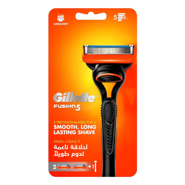 خودتراش ژیلت Fusion5 به همراه 2 تیغ یدک - gillette 2 1 fusion 5 razor