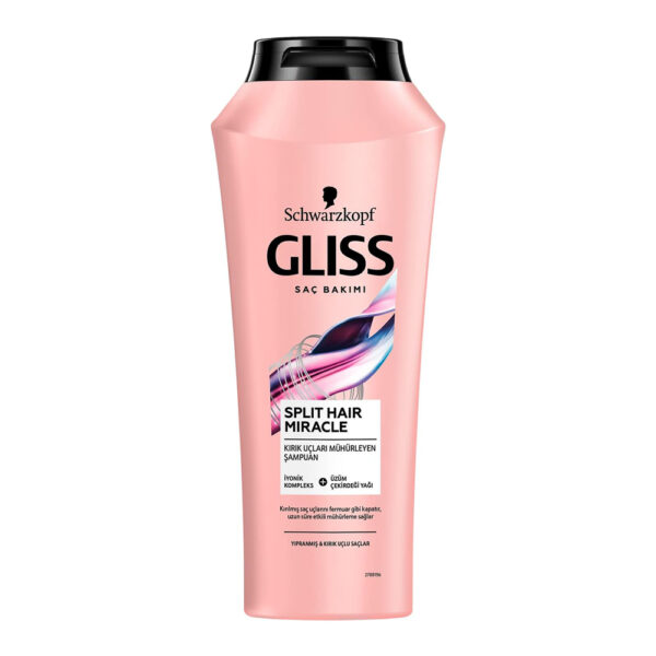 شامپو ضد موخوره گلیس مدل Split Hair Miracle - gliss splite hair miracle kirik uclari muhurleyen sampuan 500ml