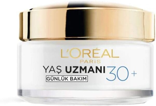 کرم ضد چروک و مرطوب کننده شب لورآل مناسب 30 سال به بالا - loreal paris yas uzmani 30 kirisiklik karsiti nemlendirici gece kremi