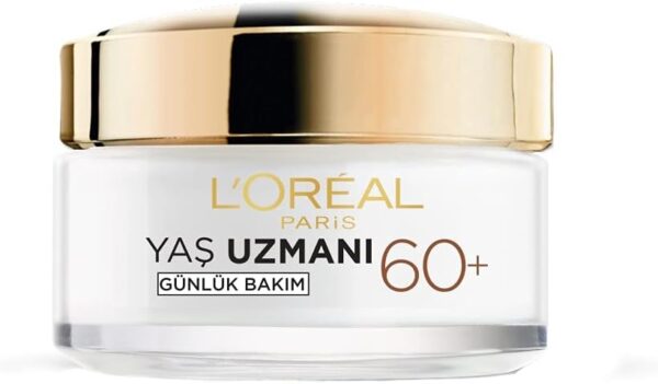 کرم ضد چروک روز لورآل مناسب 60 سال به بالا - loreal paris yas uzmani 60 kirisiklik karsiti besleyici krem