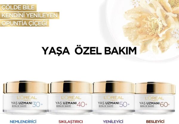 کرم ضد چروک روز لورآل مناسب 60 سال به بالا - loreal paris yas uzmani 60 kirisiklik karsiti besleyici krem 01