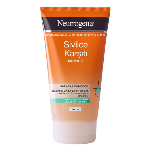 اسکراب ضد جوش نوتروژینا مناسب پوست های مستعد - neutrogena sivilce karsiti peeling jel 150ml