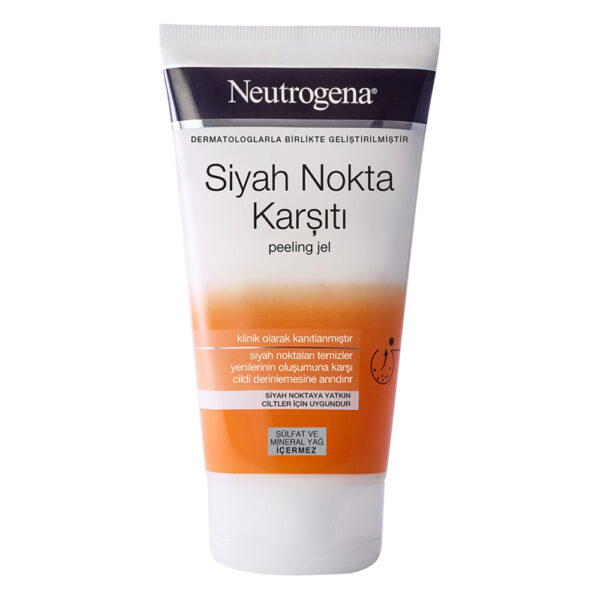 اسکراب ضد جوش سر سیاه نوتروژینا حجم 150 میل - neutrogena siyah nokta karsiti peeling jel 150ml