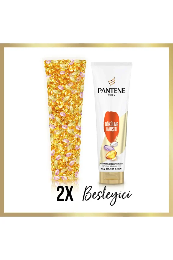 نرم کننده مو ضد ریزش پنتن مدل Dokulme karsiti - pantene dokulme karsiti sac bakim kremi