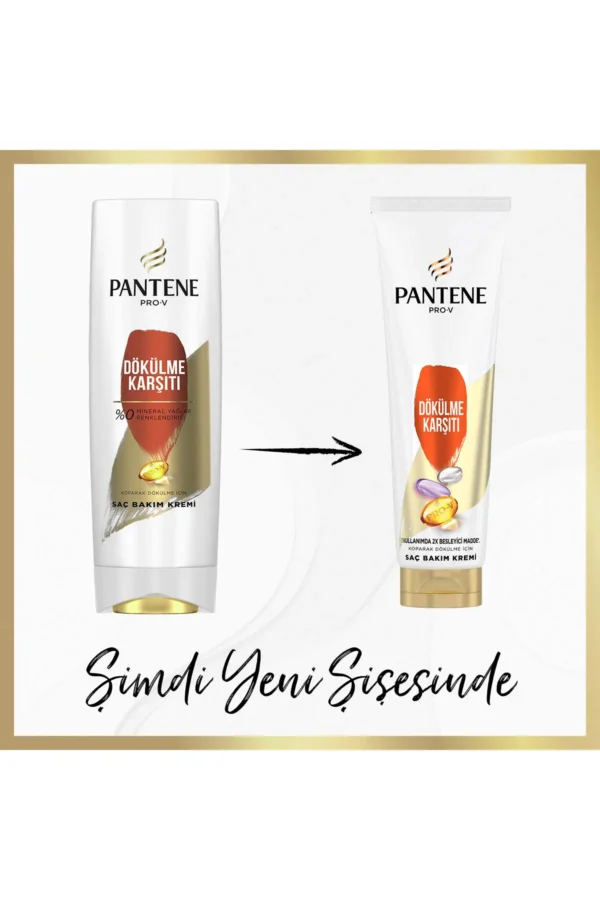 نرم کننده مو ضد ریزش پنتن مدل Dokulme karsiti - pantene dokulme karsiti sac bakim kremi 01