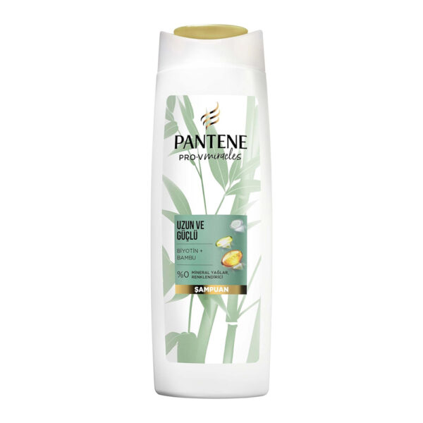 شامپو تقویت کننده پنتن حاوی عصاره بامبو - pantene pro v miracles uzun ve guclu sampuan 400ml