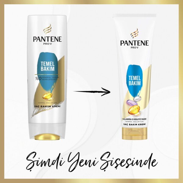 نرم کننده مو پنتن مدل Temel Bakim مناسب موهای معمولی - pantene temel bakim sac bakim kremi 01