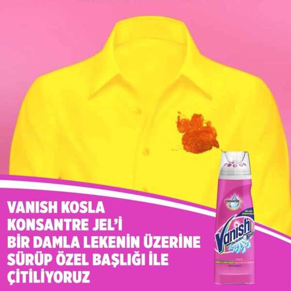 ژل لکه بر لباس ونیش مدل Oxi Action حجم 200 میلی - vanish oxi action powergel leke cikarici 03