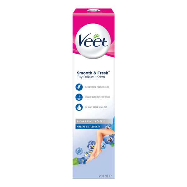 کرم موبر زنانه ویت مناسب پوست های حساس - veet Hassas Ciltler icin Tuy Dokucu Krem 100ml