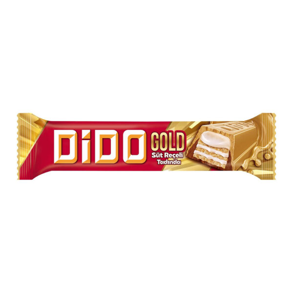 ویفر شکلات سفید اولکر مدل Dido Gold وزن 36 گرم