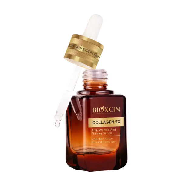 سرم ضد چروک و سفت کننده پوست بیوکسین حاوی 5% کلاژن مناسب انواع پوست 30 میل - Bioxcin Skin Expert Collagen 5 Kirisiklik Karsiti Sikilastirici Serum 01