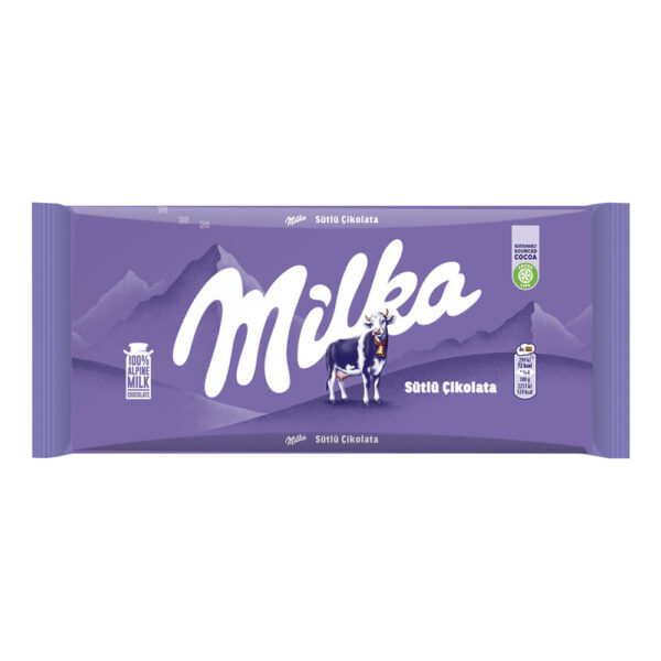 شکلات شیری میلکا 80 گرم - Milka Sutlu Cikolata 80g