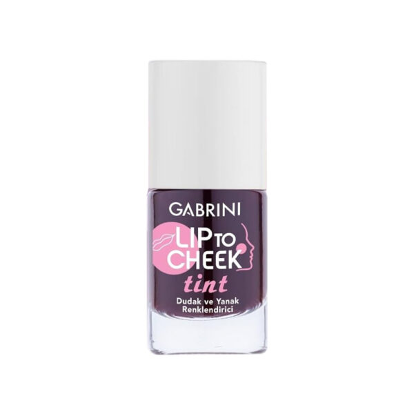 تینت لب و گونه گابرینی مدل گیلاس قرمز حجم 12 میلی لیتر - Gabrini Lip To Cheek Tint Cherry Red 12ml